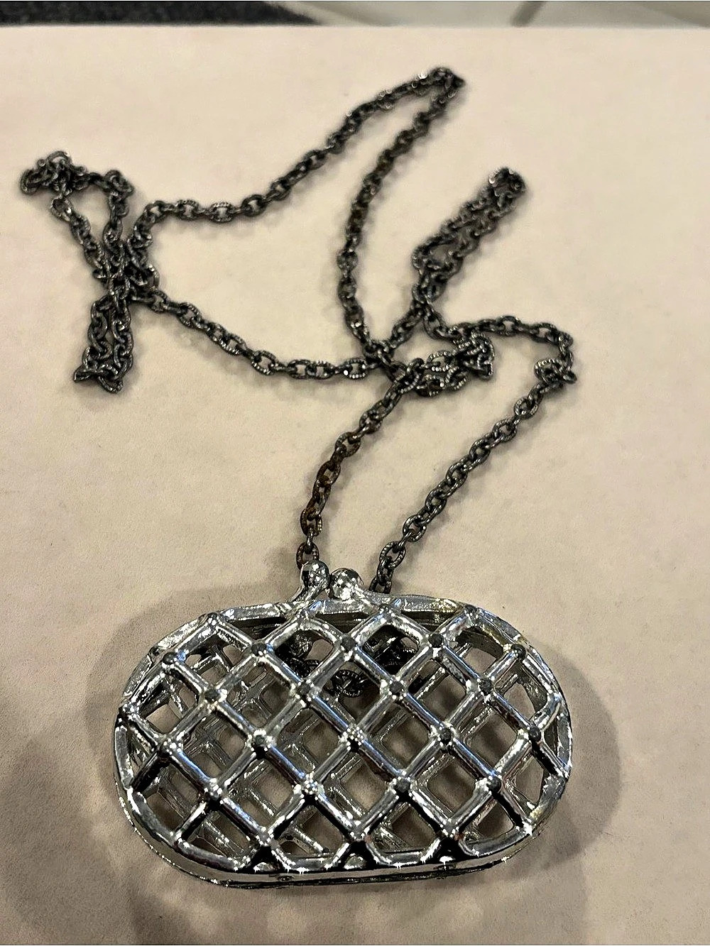 Necklace on coin purse